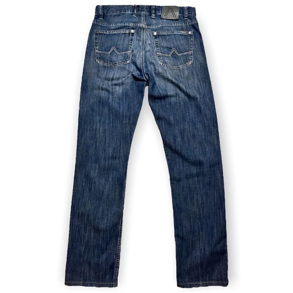 Alberto T400 Luxury Modern Fit Stone Designer Denim Jeans - Mens 32 x 36 - Picture 2 of 4